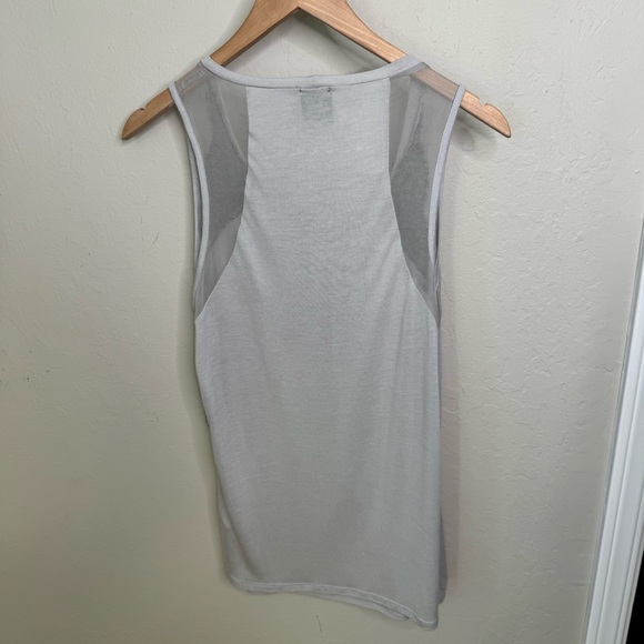 NWT ELLA MOSS Gray Modal Silk Tank Top with Black Lace Detail Size Small - Picture 15 of 15